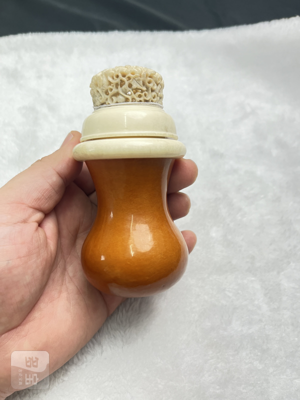 匏制素面荸荠形虫具 - 图6